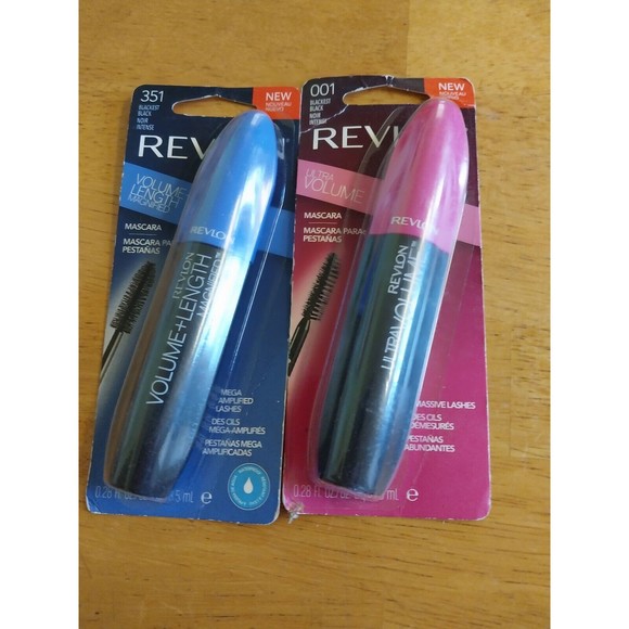 Lot of 2 Revlon Mascara Blackest Black Volume - Picture 1 of 1